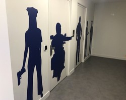 adhésif sur mur - Décor 34 - Montpellier