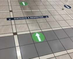 Signalétique au sol - Décor 34 - Montpellier