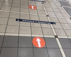 Signalétique au sol - Décor 34 - Montpellier