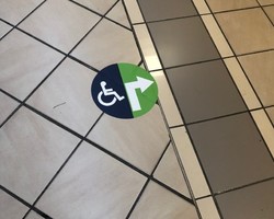 Signalétique au sol - Décor 34 - Montpellier